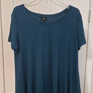 Never worn Teal Top with Black Lace on the Bottom